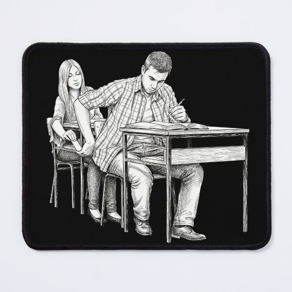 Item preview, Passing a Note in Class designed and sold by Naux | Design & Illustration.