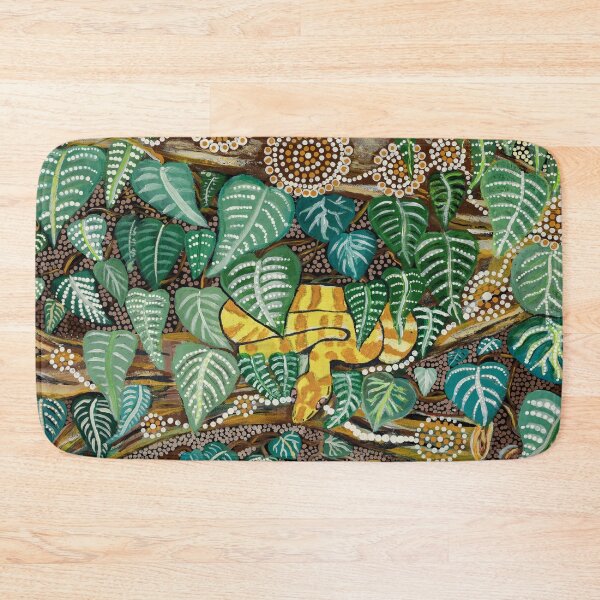 Item preview, Albino Python In The Rainforest designed and sold by Sandy lizard art.