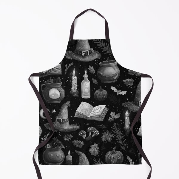 Item preview, Vintage Gothic Witchcraft Seamless Pattern designed and sold by Equinox-Ds.