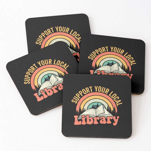 Item preview, Retro Support Your Local Library designed and sold by ywoebvobzih31.