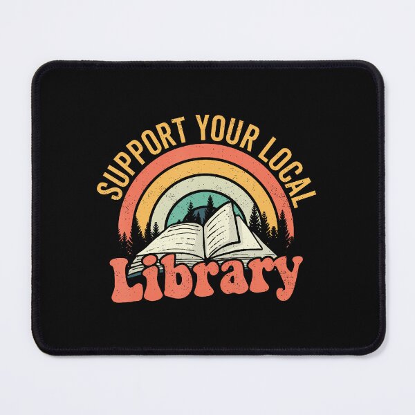 Item preview, Retro Support Your Local Library designed and sold by ywoebvobzih31.