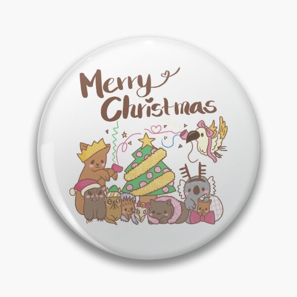 Item preview, Merry Christmas from Aussie friends designed and sold by HarunaMcDesigns.