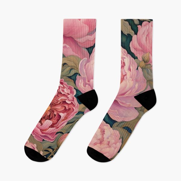 Item preview, Art Nouveau Fantasy Peonies designed and sold by Glimmersmith.