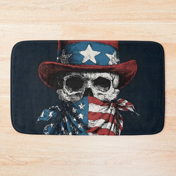 Item preview, Tattoo art patriotic skull with tattered hat designed and sold by dcrc.