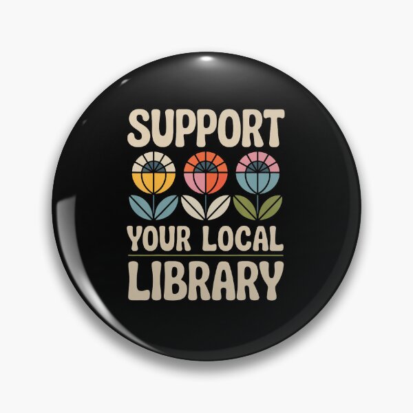 Item preview, Groovy Support Your Local Library designed and sold by ywoebvobzih31.
