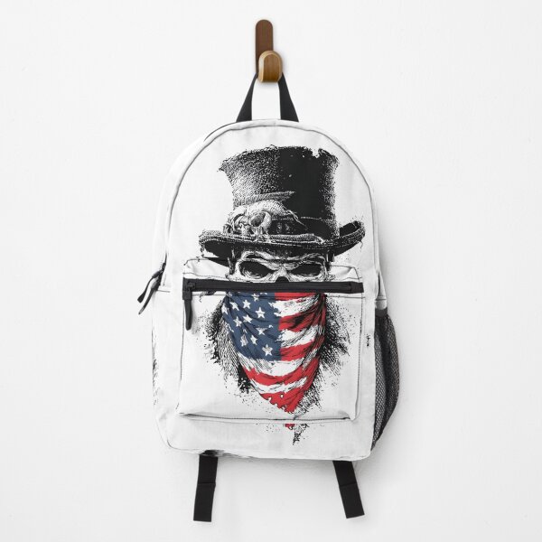 Item preview, Tattoo art patriotic skull with tattered hat designed and sold by dcrc.