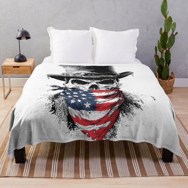 Item preview, Tattoo art patriotic skull with tattered hat designed and sold by dcrc.