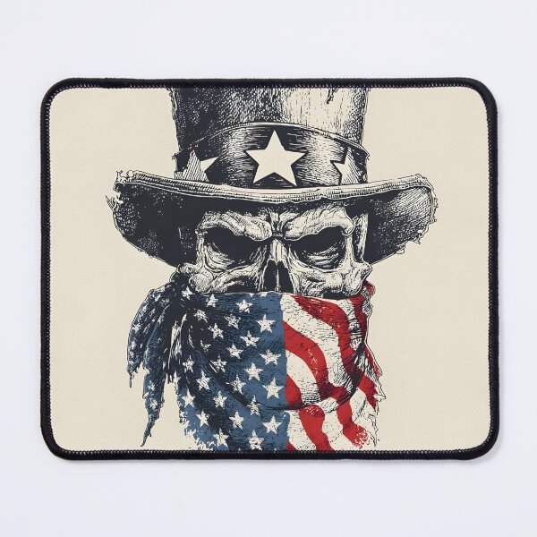 Item preview, Tattoo art patriotic skull with tattered hat designed and sold by dcrc.
