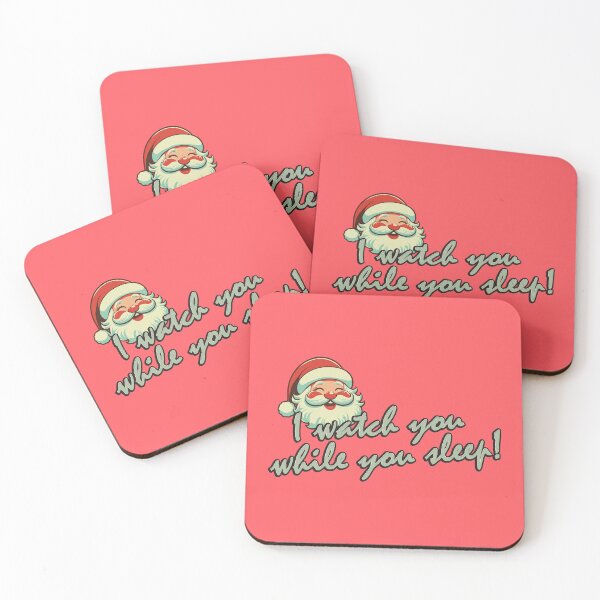 Item preview, Santa Watch You While You Sleep designed and sold by Scaryzz.