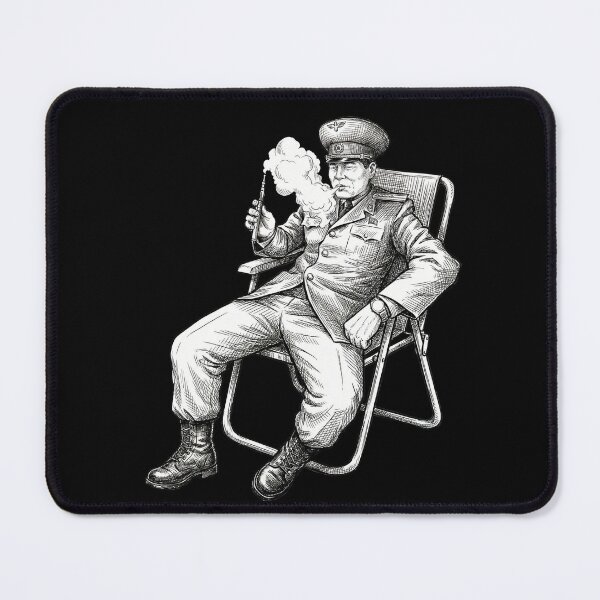 Item preview, North Korean Soldier Vaping designed and sold by Naux | Design & Illustration.