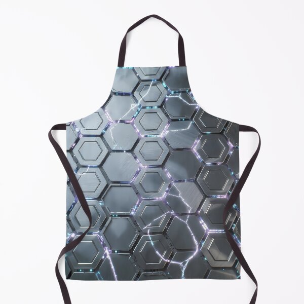 Item preview, Futuristic Silver Gray Hex Grid Blocks – Clean Tech Texture (image size 7840x11680) designed and sold by Digital-Davinci.