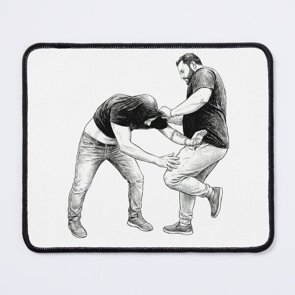 Item preview, Man Pulling Shirt Over Head of Another designed and sold by Naux | Design & Illustration.