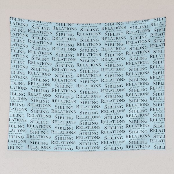 Item preview, Sibling Relations Survival of the Fittest Funny designed and sold by SholoStudio.