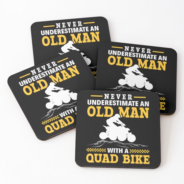 Item preview, Never Underestimate An Old Man With A Quad designed and sold by vaharisanic.