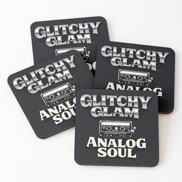 Item preview, GLITCHY GLAM  ANALOG SOUL designed and sold by peaknerd.