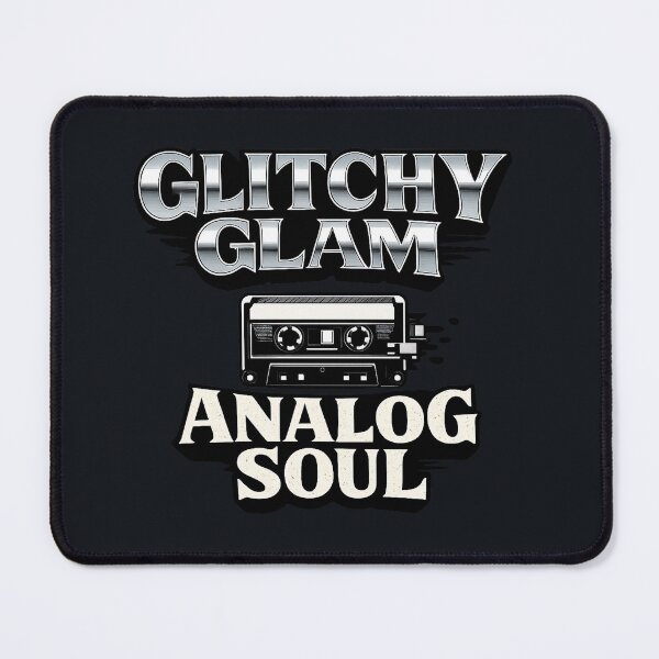 Item preview, GLITCHY GLAM ANALOG SOUL designed and sold by peaknerd.