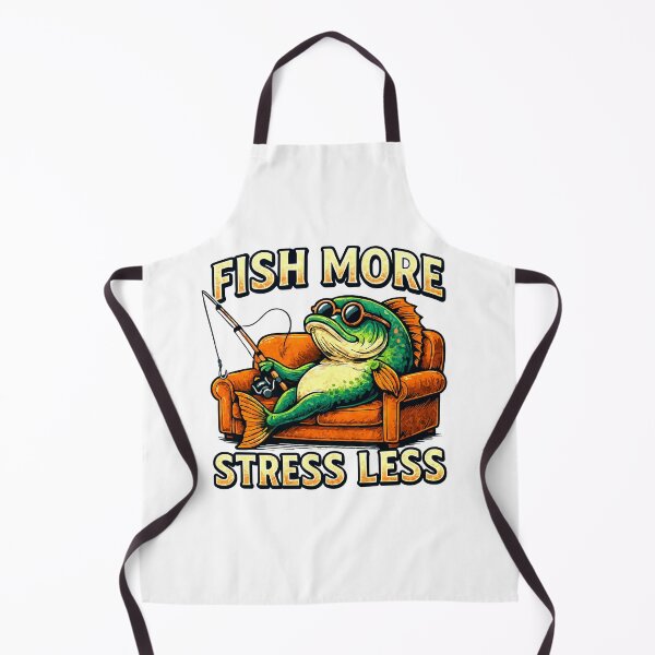 Item preview, Fish More, Stress Less designed and sold by Remy490.