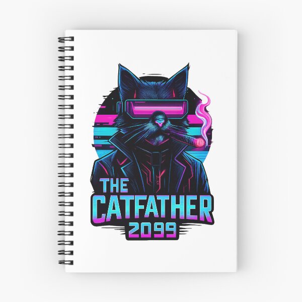 Item preview, The Catfather, The Cat Father,  Cyberpunk designed and sold by graphic-genie.