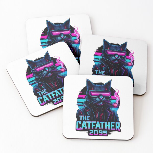 Item preview, The Catfather, The Cat Father,  Cyberpunk designed and sold by graphic-genie.