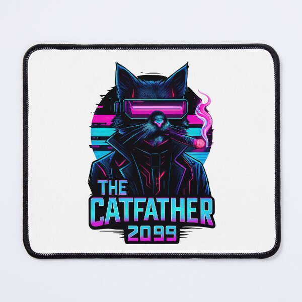 Item preview, The Catfather, The Cat Father,  Cyberpunk designed and sold by graphic-genie.