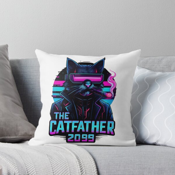 Item preview, The Catfather, The Cat Father,  Cyberpunk designed and sold by graphic-genie.