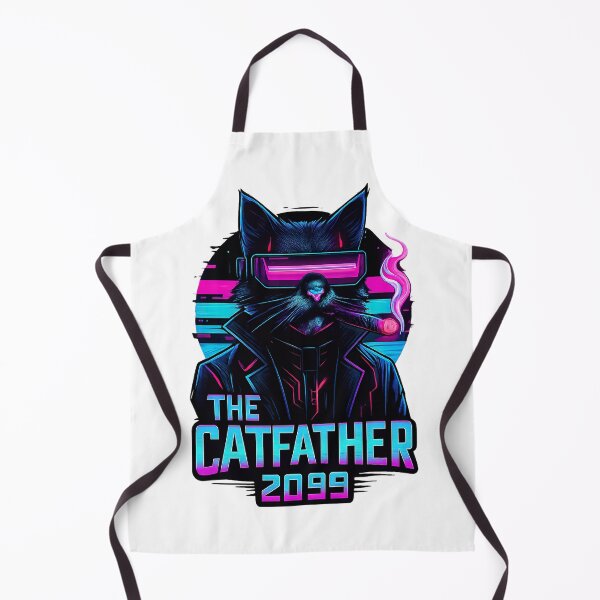 Item preview, The Catfather, The Cat Father, Cyberpunk designed and sold by graphic-genie.