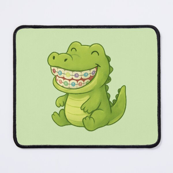 Item preview, Cute Crocodile with Rainbow Braces Sticker designed and sold by ChubbyGoong.