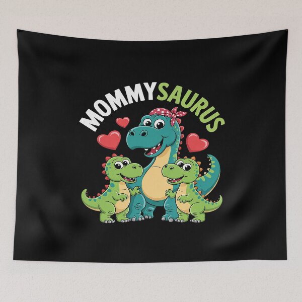 Item preview, Mommysaurus Mommy 2 Kids Dinosaur Mom Mother's Day  designed and sold by MarryIsMonth.