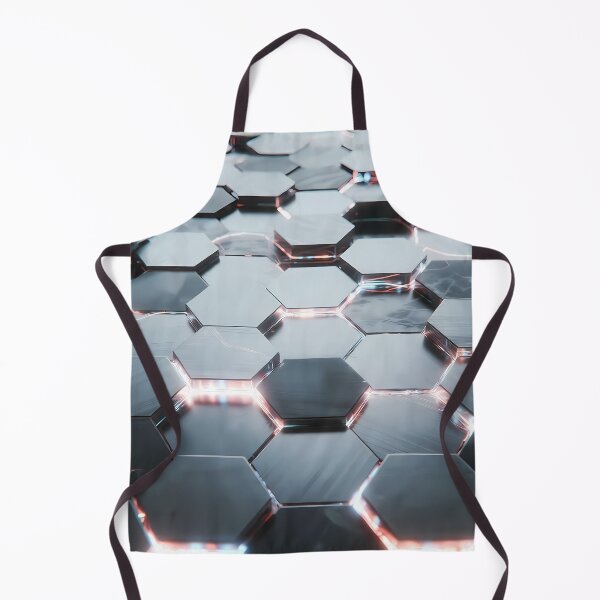 Item preview, Futuristic Silver Gray Hex Grid Blocks – Clean Tech Texture (image size 7840x11680) designed and sold by Digital-Davinci.