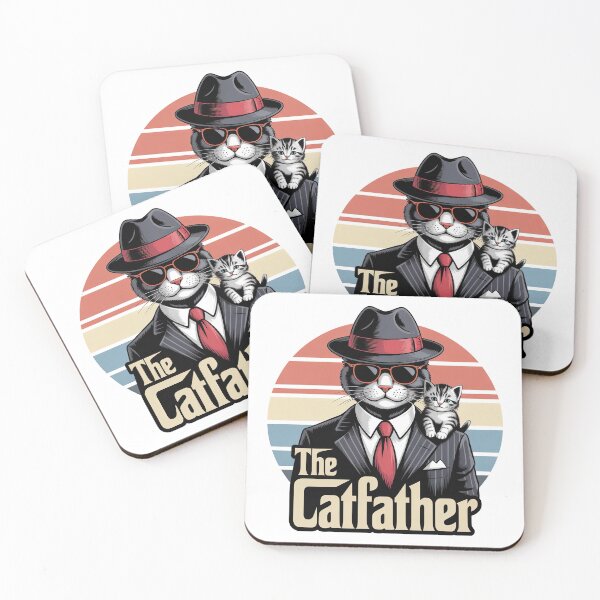 Item preview, The Catfather, The Cat Father designed and sold by graphic-genie.