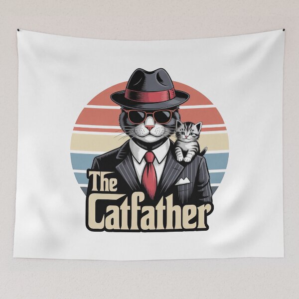 Item preview, The Catfather, The Cat Father designed and sold by graphic-genie.