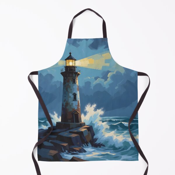 Item preview, A lone, weathered lighthouse standing defiantly against the storm as a beacon of hope. designed and sold by Ponted.