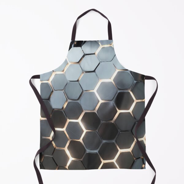 Item preview, Futuristic Silver Gray Hex Grid Blocks – Clean Tech Texture (image size 7840x11680) designed and sold by Digital-Davinci.