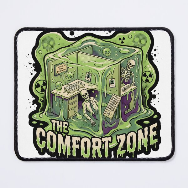 Item preview, The Comfort Zone | Toxic Workplace & Corporate Horror Art designed and sold by GhostMode404.