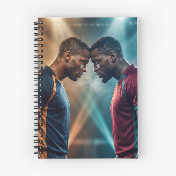 Item preview, Heated Rivalry Sports Poster – Intense Athlete Face-Off Art, Competitive Mindset Wall Decor designed and sold by AbstractAuraArt.