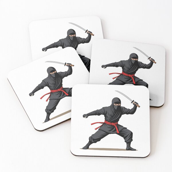 Item preview, Japanese Ninja Warrior Fighting with Katana Sword – Epic Samurai Action Art designed and sold by Fashion Empire.