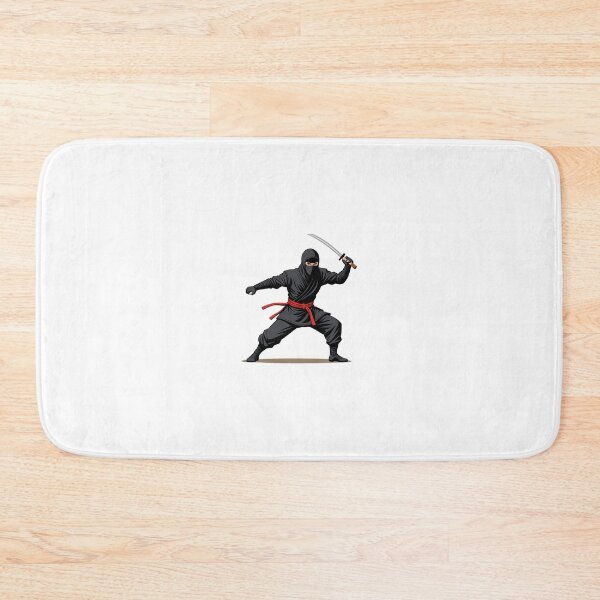 Item preview, Japanese Ninja Warrior Fighting with Katana Sword – Epic Samurai Action Art designed and sold by Fashion Empire.