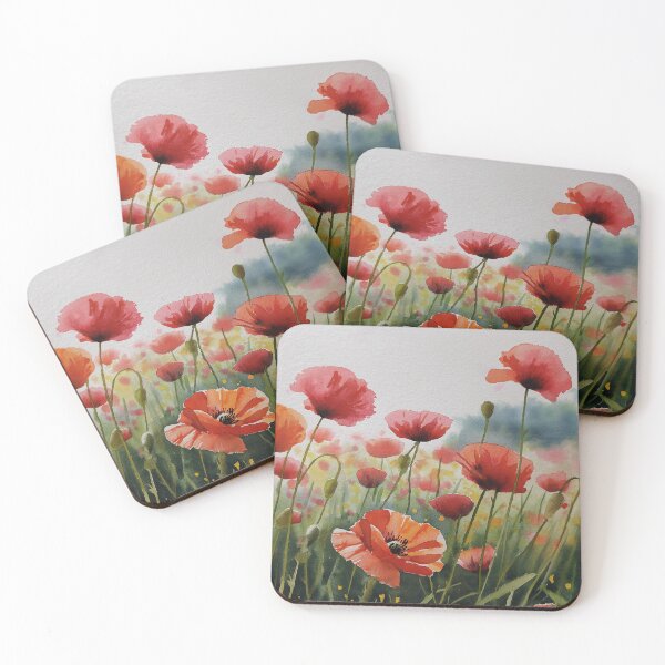 Item preview, Vibrant Poppy Field designed and sold by laurashawart.