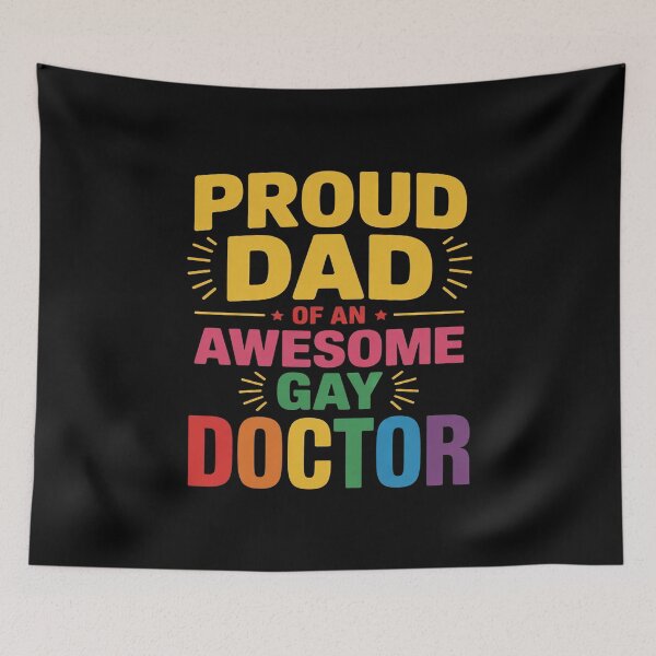 Item preview, Proud Dad of an Awesome Gay Doctor LGBT Gay Pride1  designed and sold by AquaKiev.