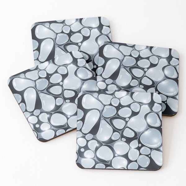 Item preview, Glossy Liquid Pebbles designed and sold by Kaleidoscope Print.