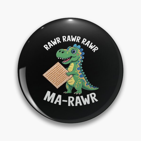Item preview, Passover Maror Ma-Roar Dinosaur Pesach  Kids  designed and sold by FadeOfThrone.