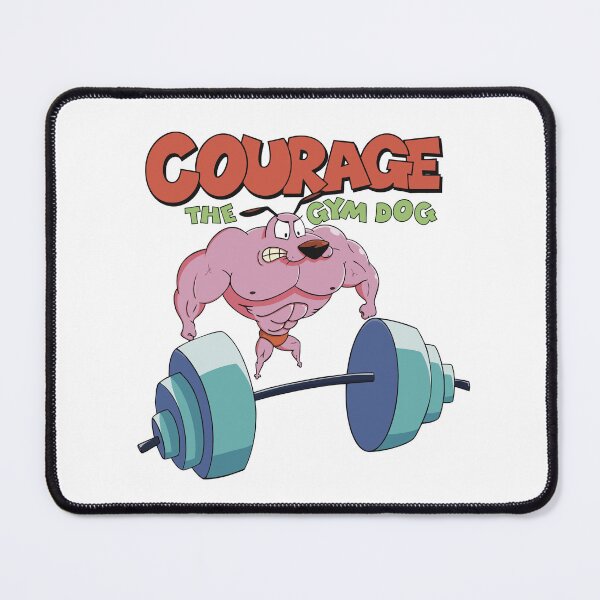 Item preview, Retro Pink Dog Weightlifting Motivation designed and sold by weserscs.