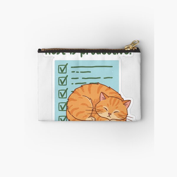Item preview, Rest is Productive Sleeping Cat Art - Cute Motivational Quote Design for Stickers and Hats designed and sold by Zara’s shop.