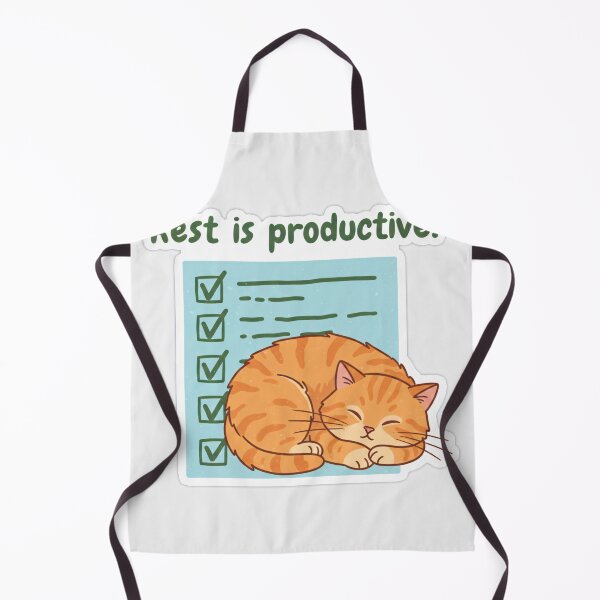 Item preview, Rest is Productive Sleeping Cat Art - Cute Motivational Quote Design for Stickers and Hats designed and sold by Zara’s shop.