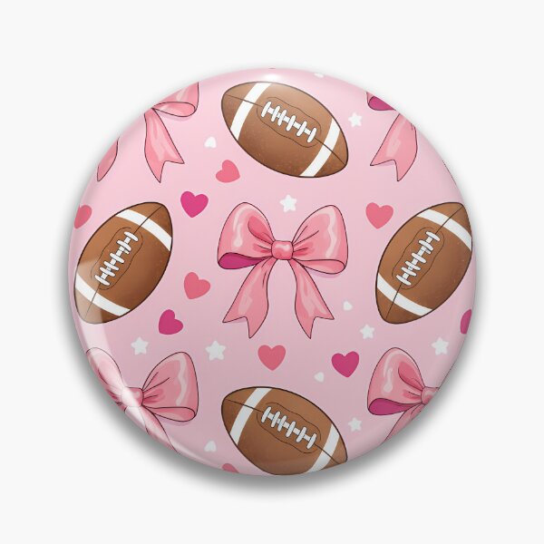 Item preview, Football & Pink Coquette Bows & Hearts designed and sold by DigitalEffects.