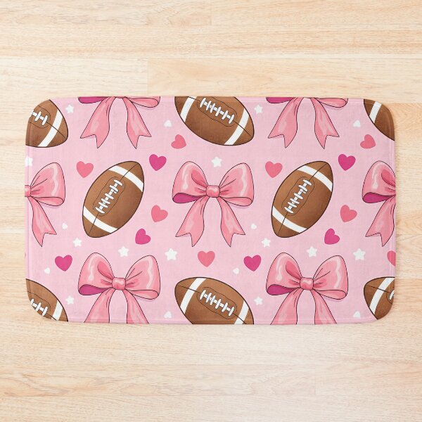 Item preview, Football & Pink Coquette Bows & Hearts designed and sold by DigitalEffects.