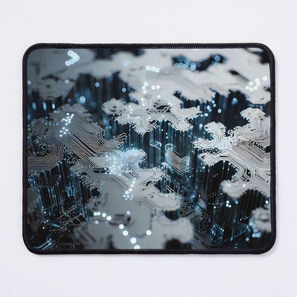 Item preview, Futuristic Silver Gray Jigsaw Circuit Grid Blocks – Clean Tech Texture (image size 7840x11680) designed and sold by Digital-Davinci.