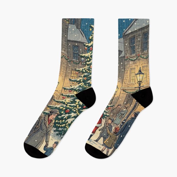Item preview, Winter Christmas Eve in Edinburgh designed and sold by Takeda-art.