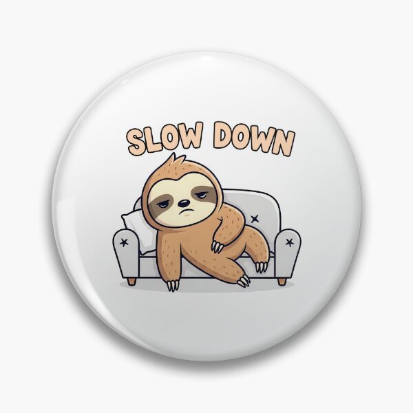 Item preview, Slow Down Sloth on Couch designed and sold by nuel-art.