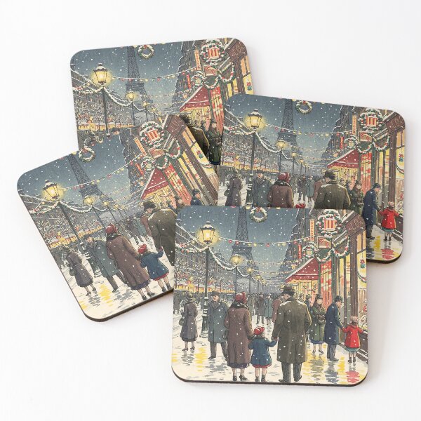 Item preview, Nostalgic Paris in Christmas Winter designed and sold by Takeda-art.